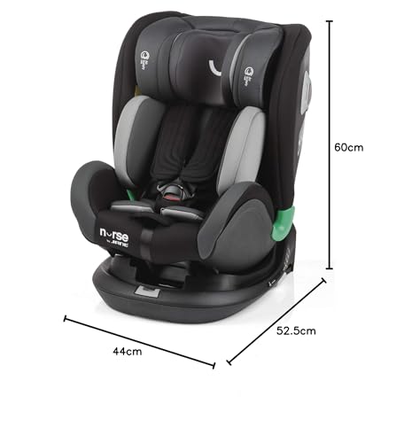 Jané Seggiolino auto, 40 150 cm, i Size, Isofix, Top Tether, Opzione nel Senso Contrario alla Marcia e Senso di Marcia : Prima infanzia