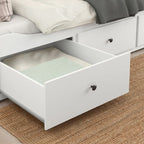 Letto divano IKEA HEMNES con 3 cassetti contenitori – Bianco, 80 x 200 cm, salvaspazio e versatile