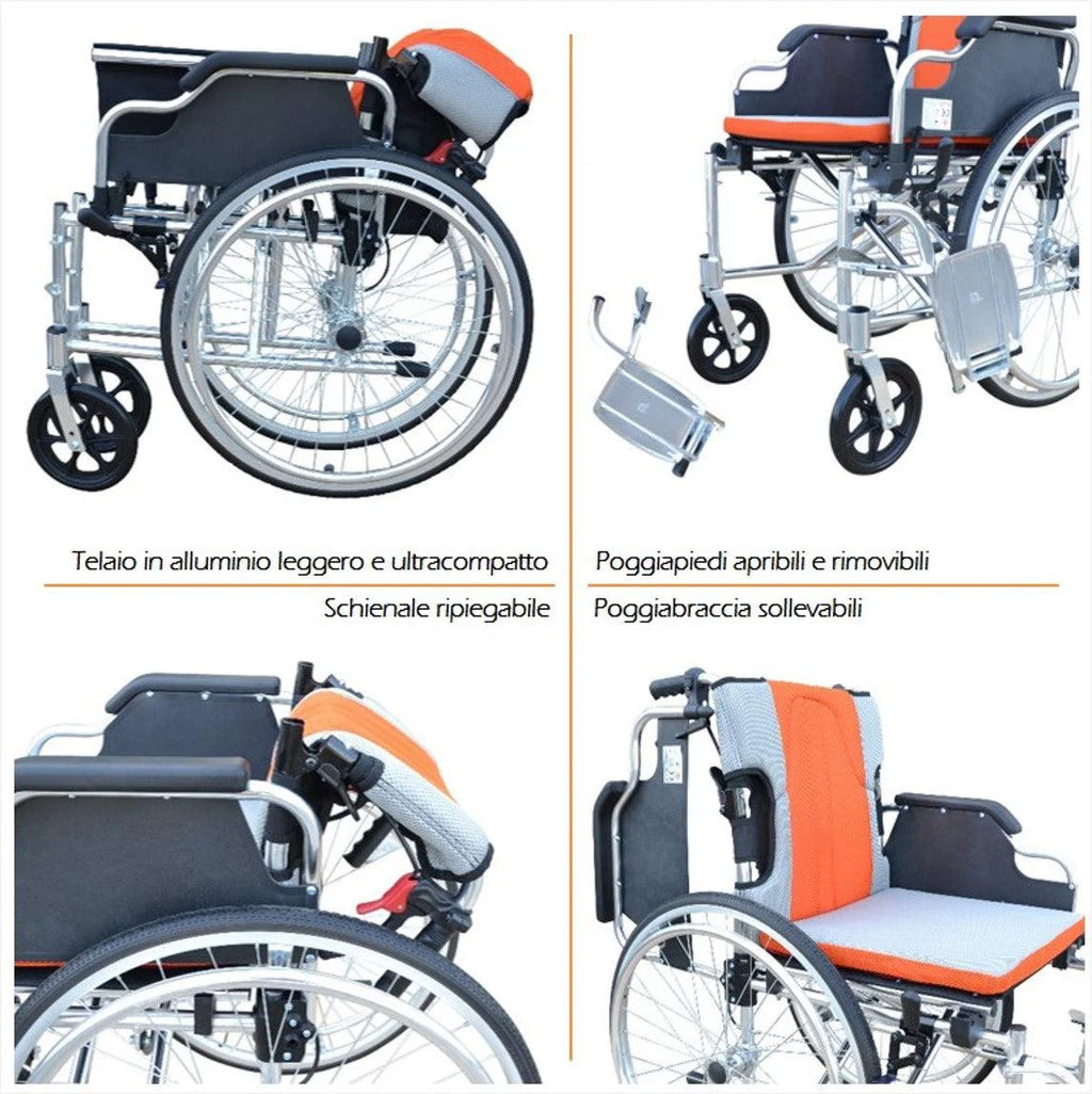 Sedia a rotelle superleggera (Alluminio) | KEROS