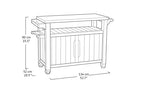 Keter Unity XL Barbecue, Graffite, 123.7x54x90 cm : Amazon.it: Giardino e giardinaggio