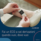AliveCor KardiaMobile 6L ECG di livello medico | L’ECG Portatile a 6 Derivazioni | Rileva la Fibrillazione Atriale, Bradicardia e Tachicardia in Soli 30 Secondi | Distribuito da OMRON : Amazon.it: Commercio, Industria e Scienza