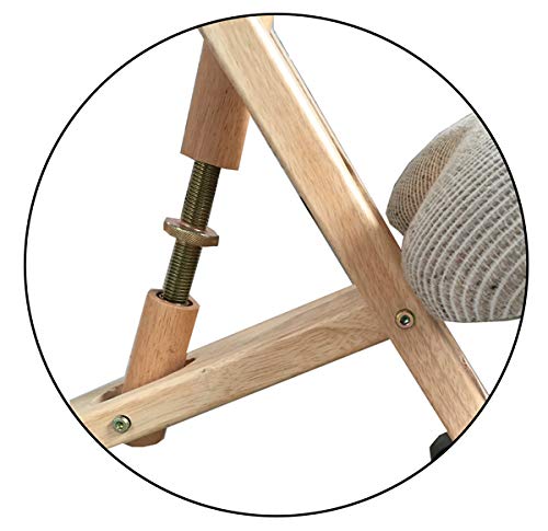 cinius Sedia ergonomica con Schienale, Varie colorazioni (Naturale), telaio in legno : Amazon.it: Casa e cucina