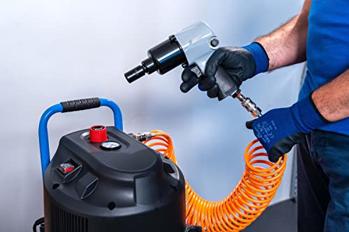 ABAC Compressore d'Aria Verticale EASE AIR 50V, Compressore Aria Oil Free, Pressione Massima 10 Bar, Potenza 2 Hp, Serbatoio 50 Litri, Rumorosità 97 dB (A) : Amazon.it: Fai da te