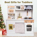 Cucina Legno per Bambini Cucina Giocattolo per Bambini Cucina Bambini Accessori Cucina Bambini Cucina Bambina Giochi Bambini 3 4 5 6 Anni : Giochi e giocattoli