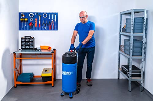 ABAC Compressore d'Aria Verticale EASE AIR 50V, Compressore Aria Oil Free, Pressione Massima 10 Bar, Potenza 2 Hp, Serbatoio 50 Litri, Rumorosità 97 dB (A) : Amazon.it: Fai da te