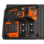 Generatore inverter portatile WEN da 4800 Watt, avviamento elettrico, adatto per camper, silenzioso e leggero con spegnimento del carburante e rilevatore di CO - MadeInUSA