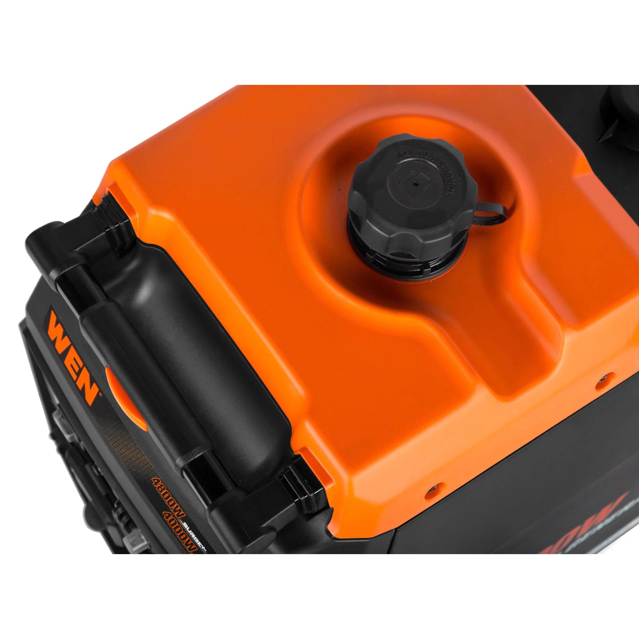 Generatore inverter portatile WEN da 4800 Watt, avviamento elettrico, adatto per camper, silenzioso e leggero con spegnimento del carburante e rilevatore di CO - MadeInUSA