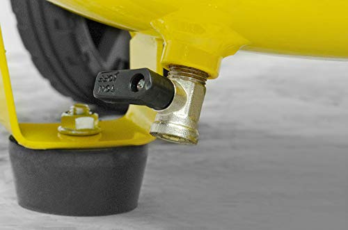 STANLEY Compressore Siltek Verticale Silenzioso 1,3HP, ‎Giallo, 39 x 39 x 87 Cm : Amazon.it: Fai da te