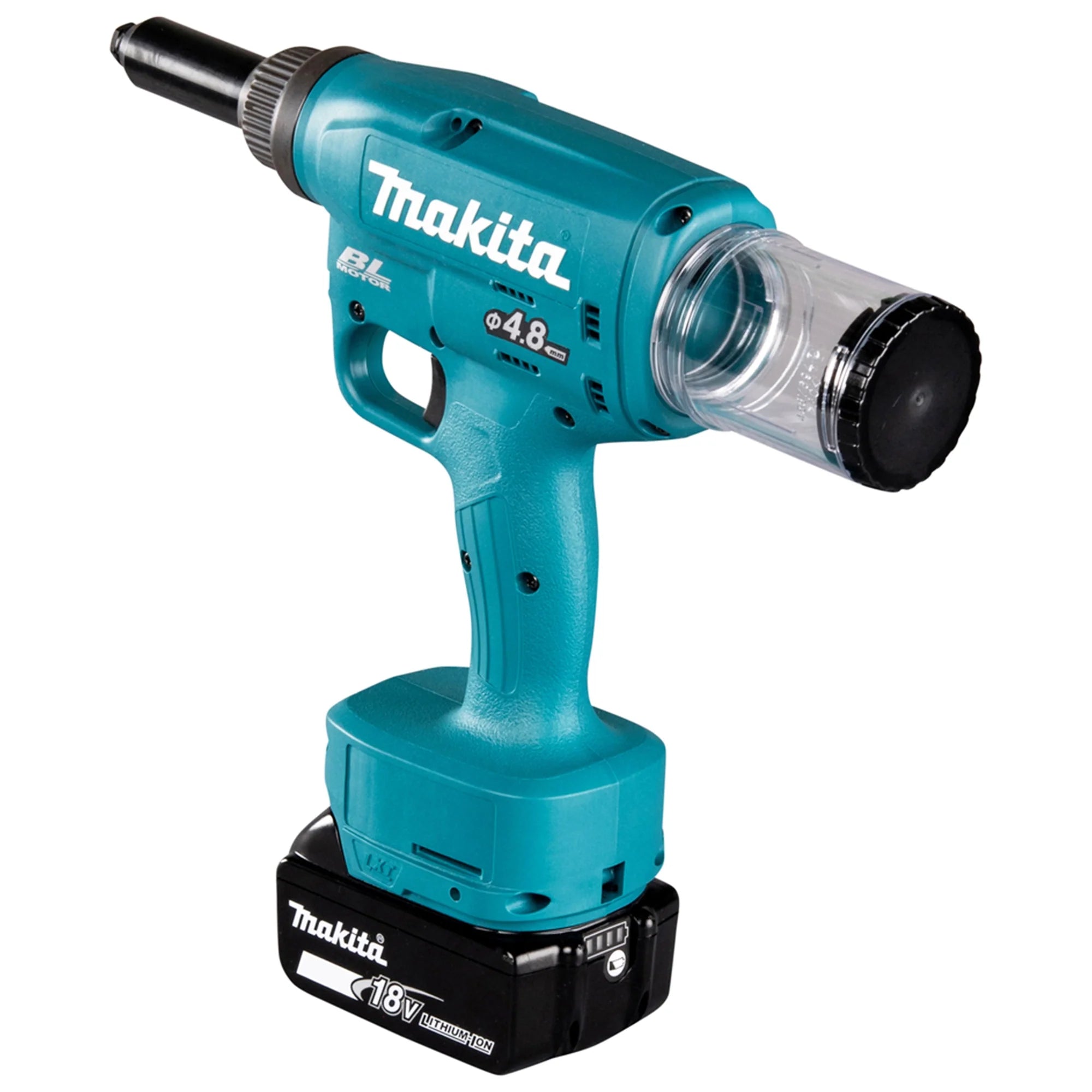 Rivettatrice a Batteria Makita DRV150RTJ 18V 5Ah – Kit Completo con Valigetta Makpac