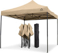 All Seasons Gazebos | 3x3m Pop Up Gazebo con 4 pareti laterali, pacchetto accessori e borsa con ruote | Facile montaggio, Resistente, Completamente Impermeabile, Materiali di Alta Qualità (Beige)