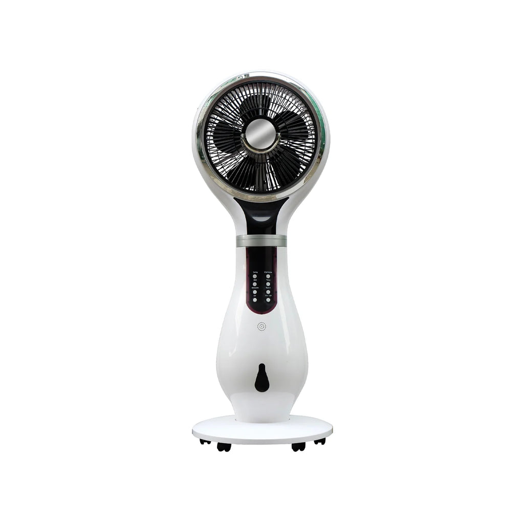 Ventilatore Nebulizzatore a Colonna con 3 velocità, Telecomando e Serbatoio 2,3L