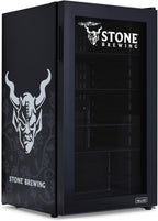Frigorifero per bevande | 126 lattine indipendente con porta in vetro con cerniera a destra | Mini frigorifero per bevande, perfetto per birra, vino, bibite e bevande fredde