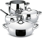 Alessi Set Pentole 7 Pezzi Mami SG100S7 – Batteria di Alta Qualità per Cucina