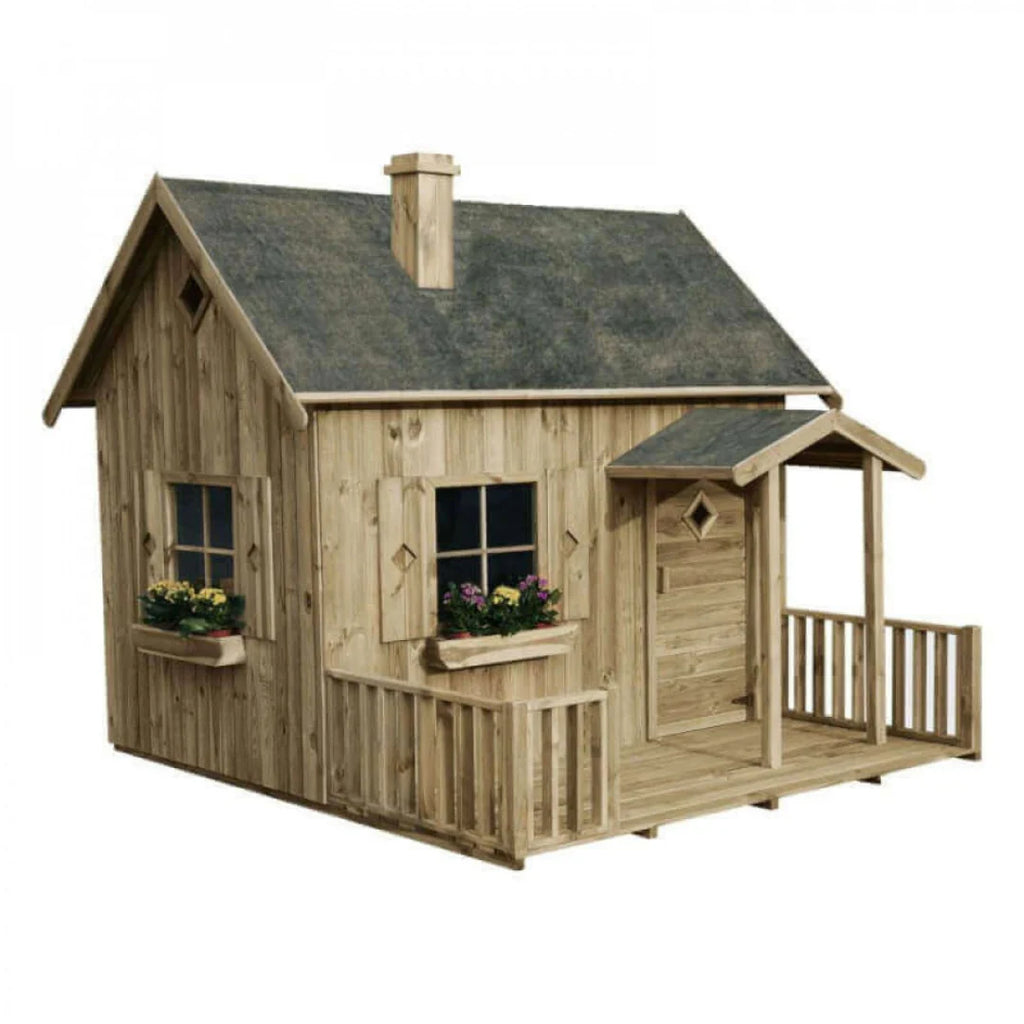 Casetta di legno da giardino gioco per bambini