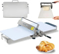 Macchina per la Stesura Manuale della Pasta, Macchina per la Stesura Manuale della Pasta, Sfogliatrice Compatta, Spessore Regolabile da 0,2 a 25 mm, per Panetteria, Pizza e Croissant A300