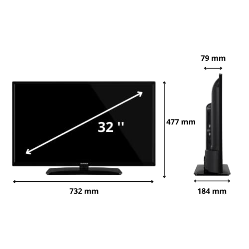 TELEFUNKEN Smart TV 32" HD Ready TE32553G54V4DAZ, TV LED 32 Pollici con Google Assistant Integrato, Compatibile con Google Home, Digitale DVB T2, Dolby Vision HDR10, Android TV, Dolby Audio : Amazon.it: Elettronica