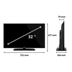 TELEFUNKEN Smart TV 32" HD Ready TE32553G54V4DAZ, TV LED 32 Pollici con Google Assistant Integrato, Compatibile con Google Home, Digitale DVB T2, Dolby Vision HDR10, Android TV, Dolby Audio : Amazon.it: Elettronica