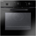 Candy FCS 502 N/E Forno Elettrico da Incasso, Ventilato, Capacità 65 Litri, Funzione Grill e Pizza, 5 Programmi, 56.8x59.5x59.5 cm, Nero, Classe A