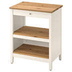 Isola cucina TORNVIKEN, 72x52 cm, bianco/rovere : Amazon.it: Casa e cucina