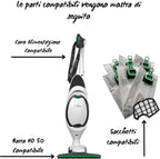 DIERRESTORE - Aspirapolvere Folletto VK150 - NUOVA - + Spazzola HD50 E 2 Anni Di Fornitura Sacchetti + Profumi + Filtri Motore – Potenza 60.000 giri