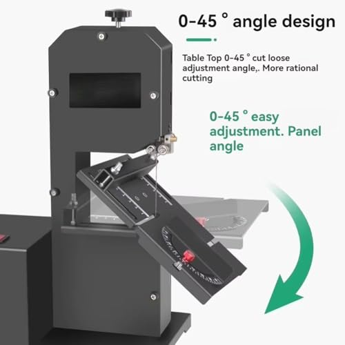 Sega da traforo, Macchina da Taglio per Legno da 800 W con Lama per seghetto Alternativo per la Lavorazione del Legno, 5 Carta vetrata, Altezza di Taglio 70 mm, Design Regolabile da 0 a 45° : Amazon.it: Fai da te