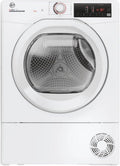 Hoover H-DRY 350 Asciugatrice 9 Kg, Pompa di Calore, Libera Installazione, Classe A++, Certificazione Woolmark, AxLxP 85x60,4x59,6, Bianca - HRE H9A2TE-S
