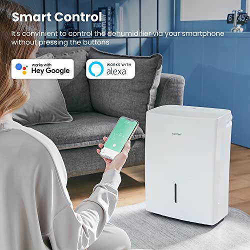 COMFEE' Deumidificatore Casa Muffa 16L/24h, Adatto fino a 32㎡, Tanica da 3L, Deumidificazione Smart, Controllo WiFi, Compatibile con Alexa, Ruote Piroettanti, Timer, MDDF 16DEN7 WF : Amazon.it: Casa e cucina