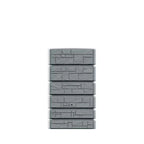 2025 Serbatoio per acque piovane Tower Stone, serbatoio per pioggia 350-500L