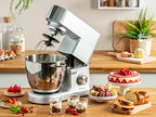 Moulinex Masterchef Impastatrice Planetaria, 6,7 litri, Robot da cucina con Frusta, sbattitore, Gancio Impastatore, 1500 W, 8 velocità, QA810D : Amazon.it: Casa e cucina