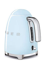 Smeg, Bollitore Elettrico KLF03PBEU 1,7 L, Filtro Anticalcare Lavabile, Autospegnimento di Sicurezza, Indicatore Livello di Acqua, Base Antiscivolo e Avvolgicavo Integrato, Potenza 2400W, Azzurro : Amazon.it: Casa e cucina