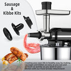 Homlee 3 in 1 Robot da Cucina, Impastatrice Planetaria Multifunzione 5.5L Litri Terrina In Acciaio Inox,1,5L Frullatore Succo,Set Per Salsicce, 6 Velocità : Amazon.it: Casa e cucina