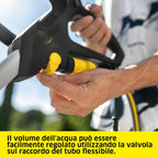 Kärcher lavapatio PCL 6, max. 10 bar, portata d'acqua: max. 180 l/h, larghezza area lavoro: 300 mm, velocità della spazzola 600-800 giri/min, per legno, compositi in plastica e pavimenti in pietra