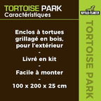 Reptiles Planet Recinzione per esterni del parco delle tartarughe, 200 x 100 x 25 cm : Amazon.it: Prodotti per animali domestici