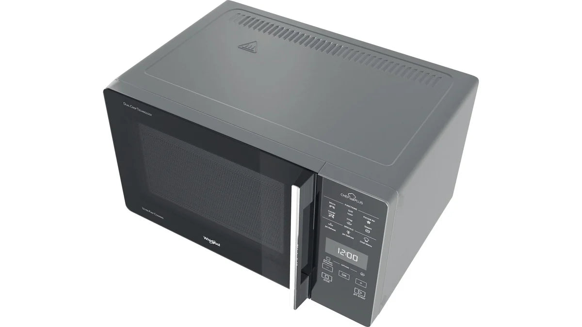 Microonde Combinato Whirlpool Chef Plus Mcp 359 Sl 800 W 25 Litri Grill (A30xL52xP49,4) Funzione Cottura A Vapore Argento