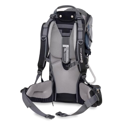 Dacony Borsa per bambini per il trasporto sulla schiena – Zaino per bambini con telaio – per bambini a partire dai 7 mesi fino a 25 kg – adatto per tutte le taglie (Deep Blue) : Prima infanzia