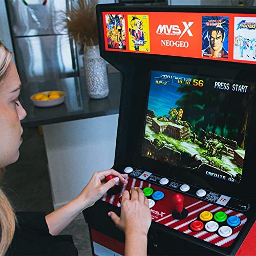 UNICO MVSX Home Arcade, 50 giochi retro con licenza ufficiale SNK precaricati, Supporta due giocatori per giocare contemporaneamente : Amazon.it: Videogiochi