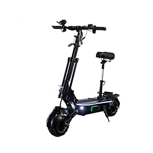 Monopattino elettrico ultraveloce MAXX 60MPH per adulti, pieghevole, doppio motore da 5000W | Batteria da 60V/38,5Ah | Autonomia 83 miglia | Pendenza 30°