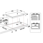 Piano cottura a gas 75 cm Avena Griglie Smaltate - Tripla corona HOTPOINT ARISTON PCN 750 T (AV) R /HA - PCN750TAVRHA