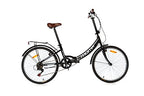 moma bikes Bicicletta Pieghevole, TOP CLASS 24", Alluminio, SHIMANO 6V, Sella Comfort : Sport e tempo libero