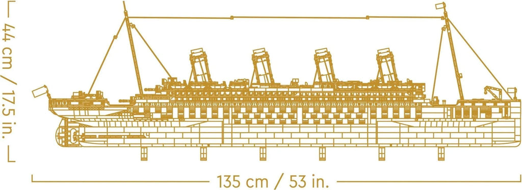 LEGO Creator Expert Il Titanic 10294 - Modello da Collezione Dettagliato