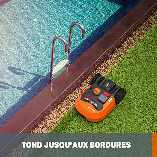 WORX Robot Rasaerba Landroid M700 a Batteria Area di Taglia 700Mq   Wifi   Base a Scomparsa   Carica Laterale   Taglia Fino al Bordo : Amazon.it: Giardino e giardinaggio