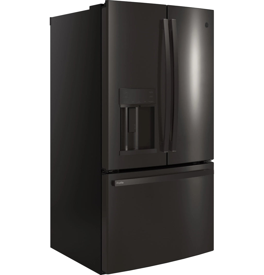 Frigorifero GE Appliances PFE28KBLTS da 36 pollici con porta alla francese, acciaio inossidabile nero