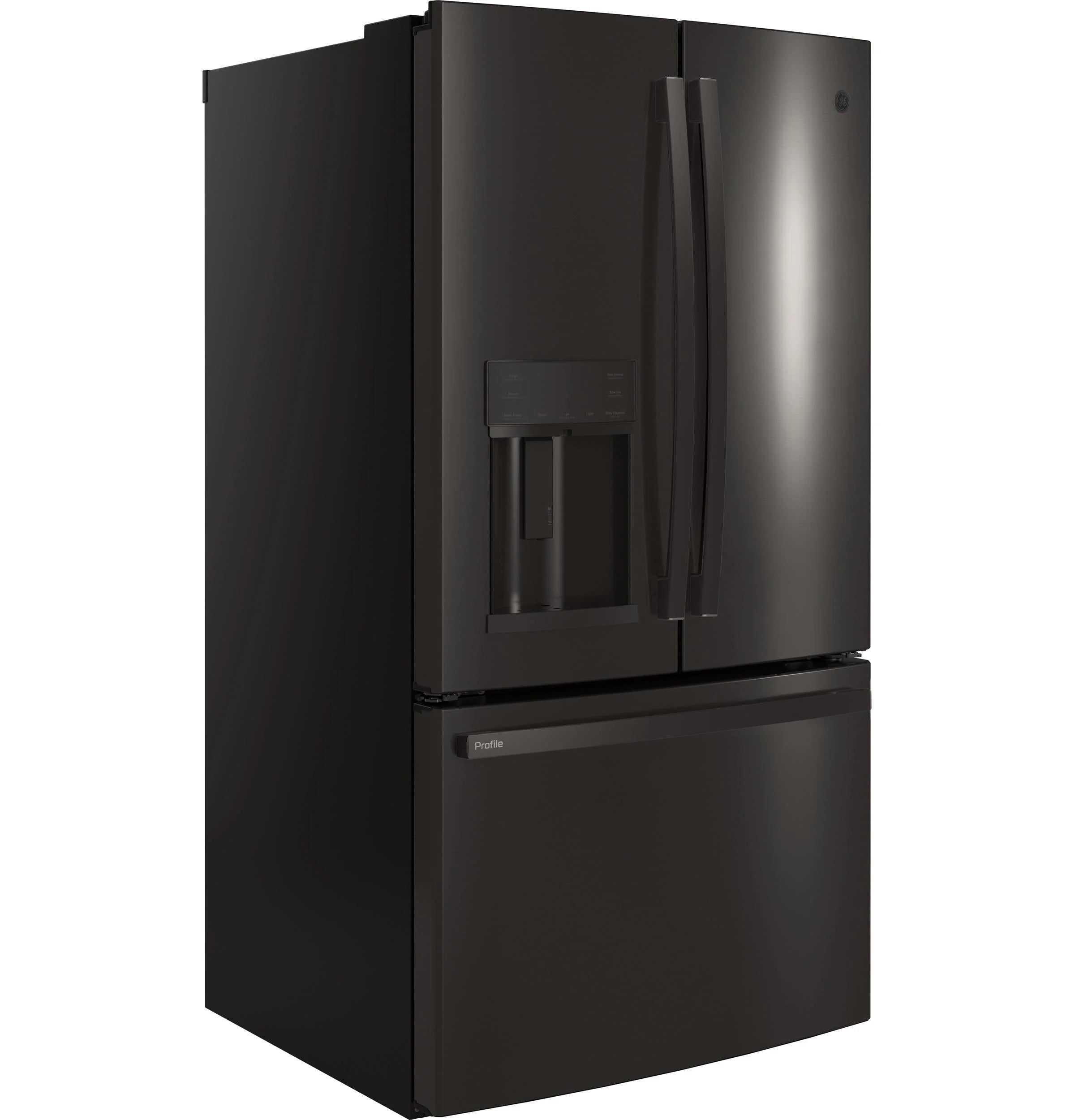 Frigorifero GE Appliances PFE28KBLTS da 36 pollici con porta alla francese, acciaio inossidabile nero