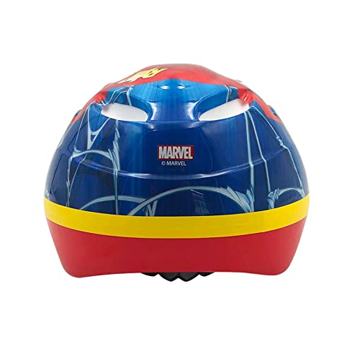 A.T.L.A.S. Bicicletta 12'' Spiderman dotata di 1 freno, piastra anteriore decorativa, parafanghi, carter e stabilizzatori.   Casco Spiderman incluso! : Sport e tempo libero