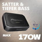 Pioneer Subwoofer attivo TS WX140DA, subwoofer con alloggiamento con potenza massima di 170W, subwoofer 20x13 cm in alloggiamento MDF, nero, potenza di ingresso nominale 50 W, telecomando via cavo : Amazon.it: Elettronica