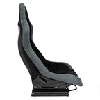 Sedile Sportivo 'LV'   Nero/Grigio   Schienale Fisso in Poliestere   incl. Slitte : Amazon.it: Sport e tempo libero