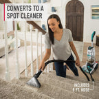 Hoover SmartWash+, lavatappeti automatico per tappeti e tappezzeria, shampoo per la pulizia profonda dei tappeti, deodorante per tappeti e smacchiatore per animali domestici FH52000, turchese