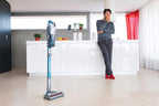 Hoover HF522YSE 011 Aspirapolvere a bastone 2 in 1 Batteria Secco e bagnato Micro Senza sacchetto 0,45 L 330 W Grigio