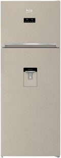 Frigorifero Beko Doppia Porta RDNE455E40DBN No Frost Altezza 185 Cm Colore Beige Classe Energetica F