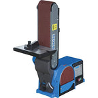 Fervi 0505 Levigatrice a Nastro da Banco Inclinabile, Grigio/Ciano : Amazon.it: Fai da te